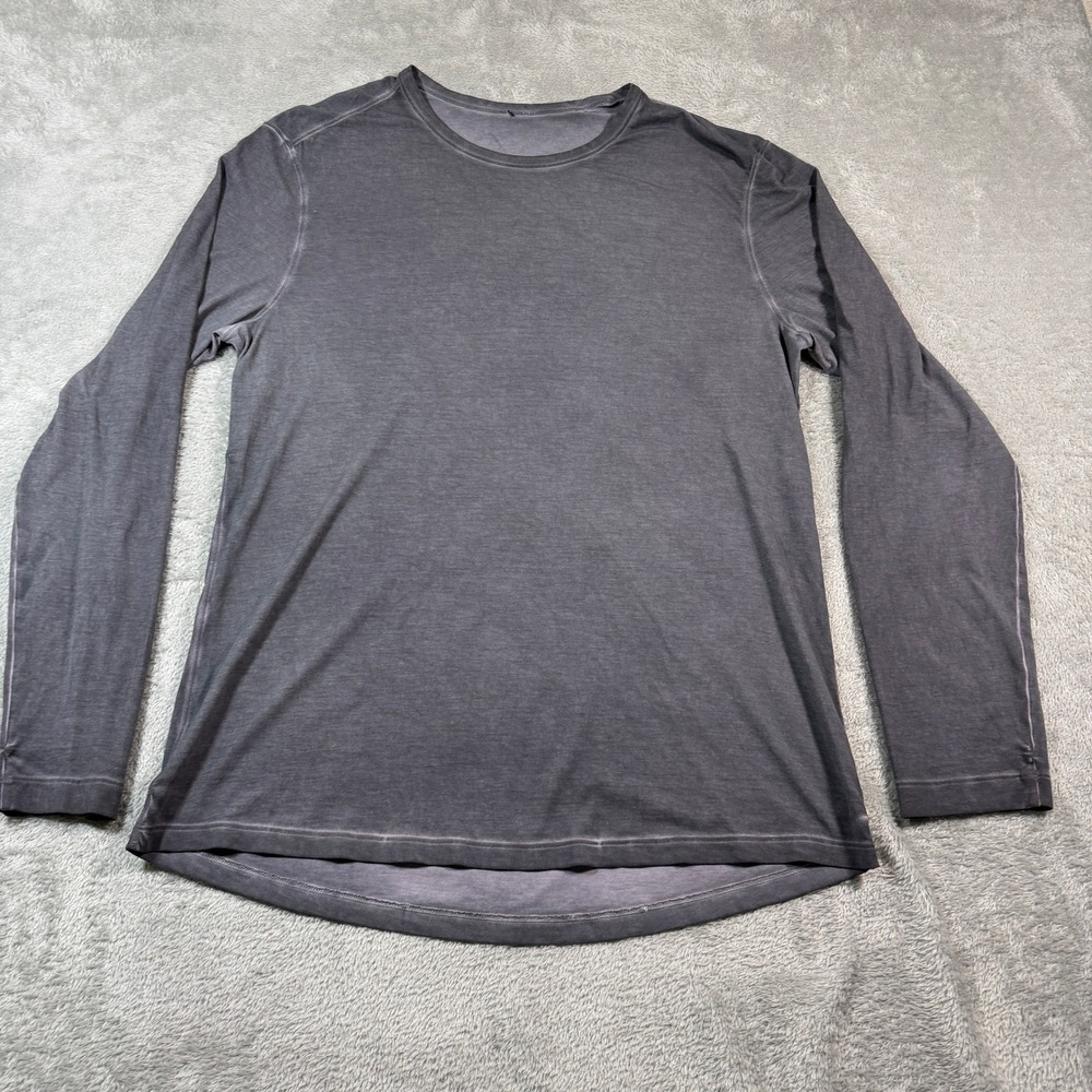 Lululemon‎ Long Sleeve Shirt Mens XXL Gray Long Sleeve Athletic